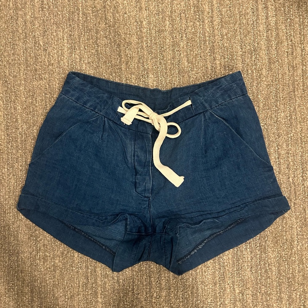 00 Wilfred Aritzia linen shorts